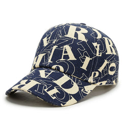 Graffiti Print Baseball Cap Outdoor Cotton Sun Hat