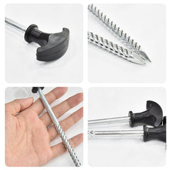 Tent Setup Spiral Ground Nails for Secure Camping