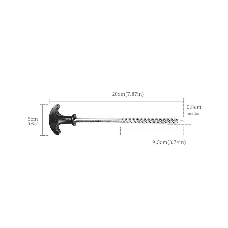 Tent Setup Spiral Ground Nails for Secure Camping