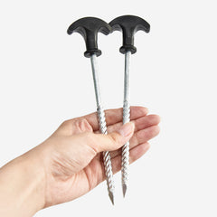 Tent Setup Spiral Ground Nails for Secure Camping