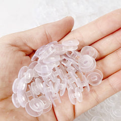 Buckle Plastic Button Charm Backs Shoe Charms DIY Ornaments