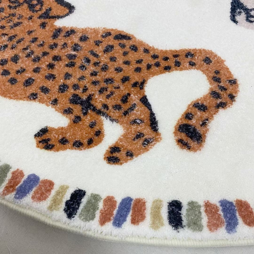 Cartoon Animal Cashmere Carpet for Children's Room Bedroom Living Room