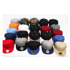 Camouflage Flat Brim Baseball Cap Hip Hop Hat