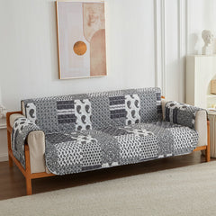 Leaf Printed Sofa Slipcover Furniture Protector for Home Decor