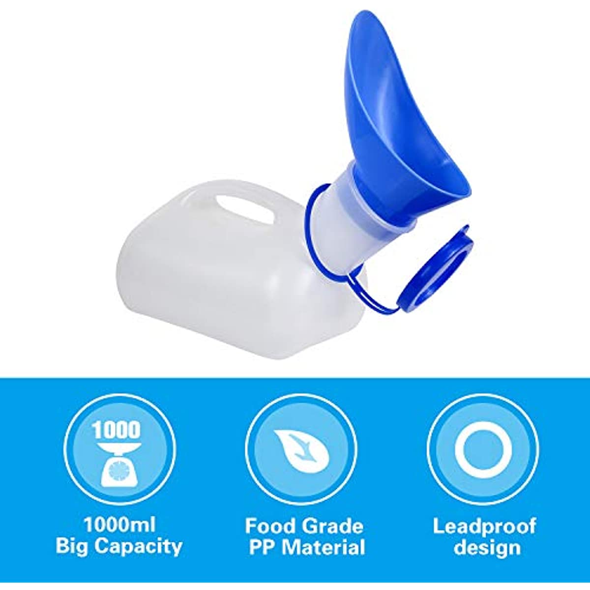 Portable Leakproof Unisex Urinal for Camping & Travel