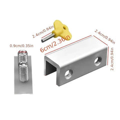 1pc Aluminum Window Lock Stopper Protects Family from Intruders