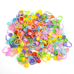 100pcs Mix Plastic Small Pins Locking Stitch Markers Crochet Latch Knitting