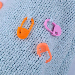 100pcs Mix Plastic Small Pins Locking Stitch Markers Crochet Latch Knitting