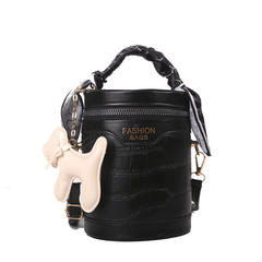 Girls Silk Scarf Bucket Bag Shoulder Bag Princess Crossbody Bag
