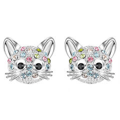 Cat Stud Earrings, Decorative Accessories, Gift For Girls