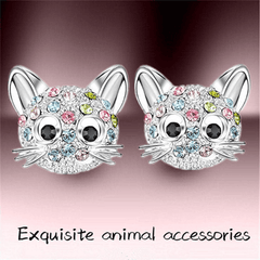 Cat Stud Earrings, Decorative Accessories, Gift For Girls