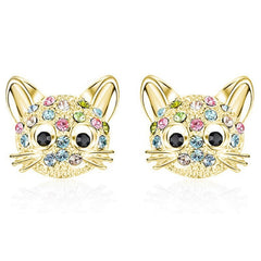 Cat Stud Earrings, Decorative Accessories, Gift For Girls
