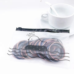 100pcs Colorful Elastic Hair Ties for Girls