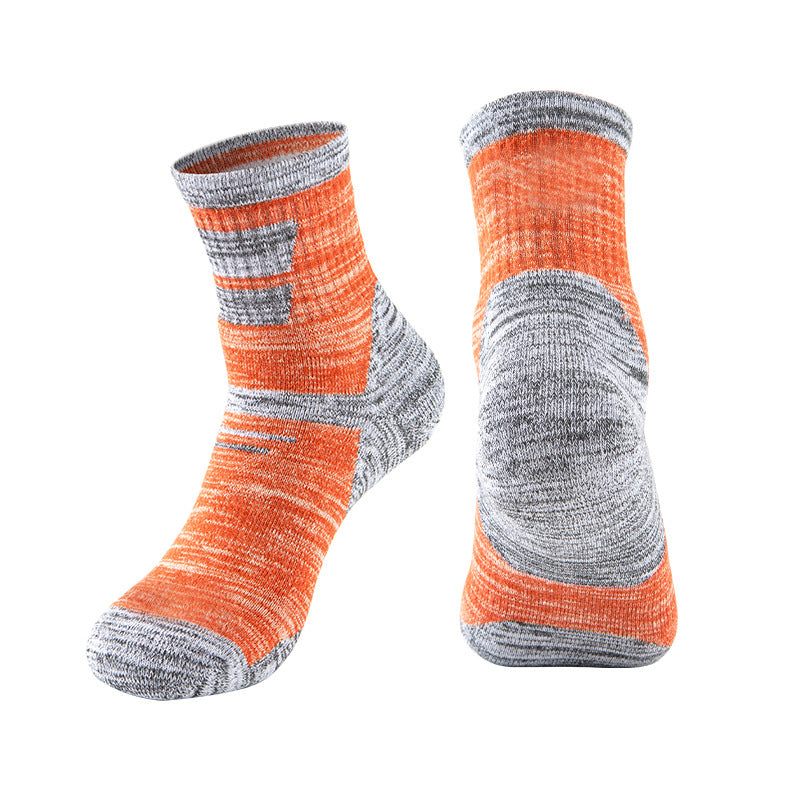 Unisex Mid Calf Sports Socks Thick Sweat Absorbing Athletics