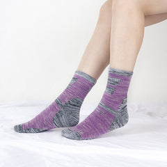 Unisex Mid Calf Sports Socks Thick Sweat Absorbing Athletics