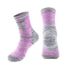Unisex Mid Calf Sports Socks Thick Sweat Absorbing Athletics