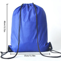Portable Sports Gym Bag Nylon Drawstring Bags Riding Backpack