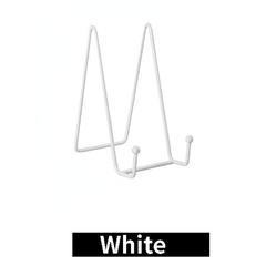 1pc Metal Plate Holder Display Stand 15-24cm - Picture Decorative Plate Book Pho
