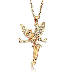 Plated Fairy Pendant Necklace for Girls