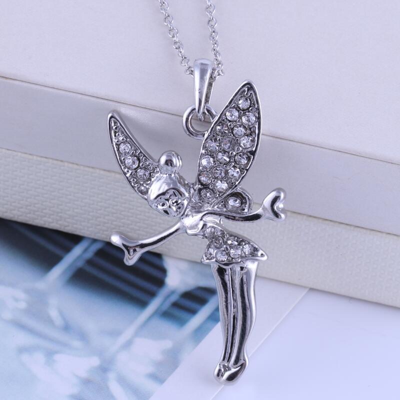Plated Fairy Pendant Necklace for Girls