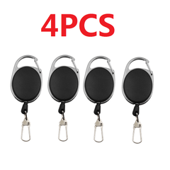 Quick Release Retractable Holder for Key Chain & Badge