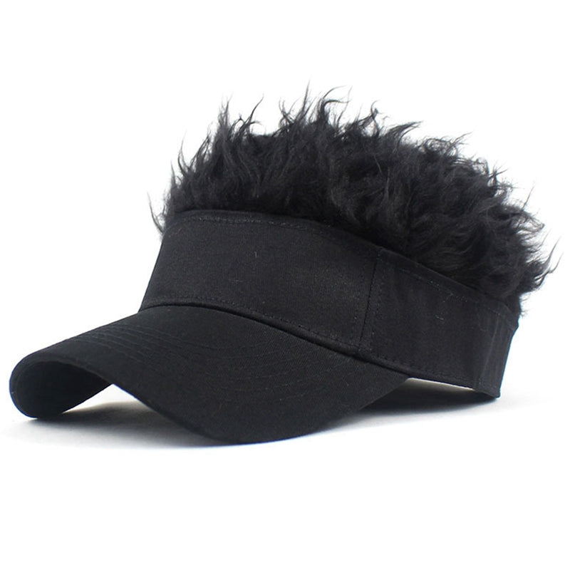 Hip Hop Wig Baseball Cap Adjustable Visor Hat Lightweight Breathable Sun Hat