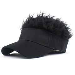 Hip Hop Wig Baseball Cap Adjustable Visor Hat Lightweight Breathable Sun Hat