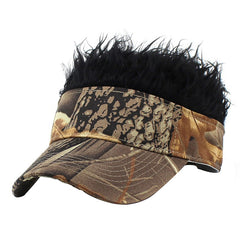 Hip Hop Wig Baseball Cap Adjustable Visor Hat Lightweight Breathable Sun Hat