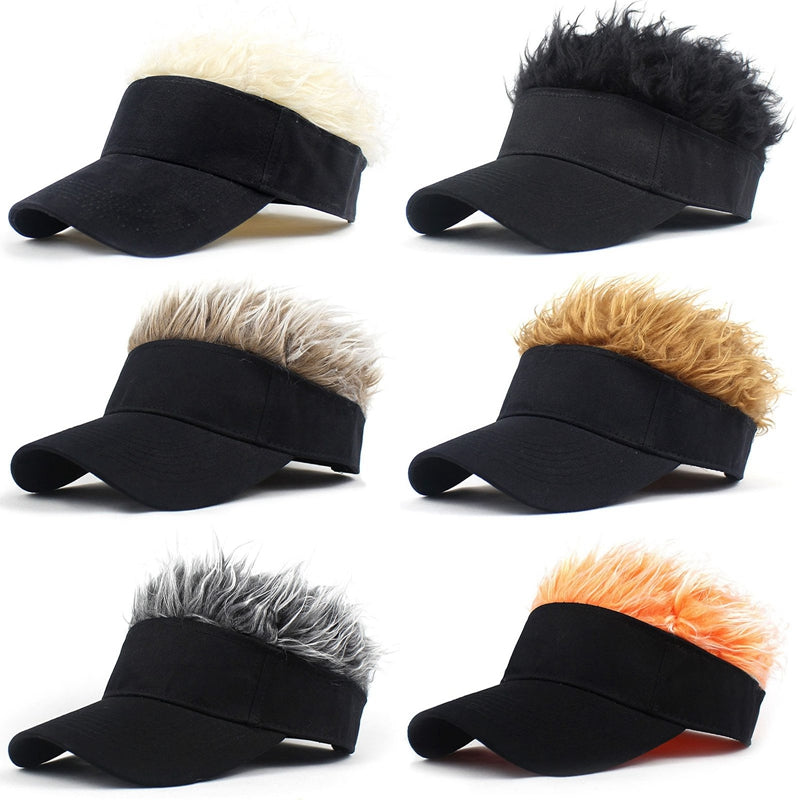 Hip Hop Wig Baseball Cap Adjustable Visor Hat Lightweight Breathable Sun Hat
