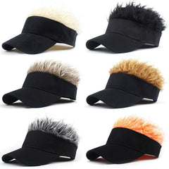 Hip Hop Wig Baseball Cap Adjustable Visor Hat Lightweight Breathable Sun Hat