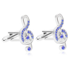 Musical Instrument Notes Cufflinks for Men