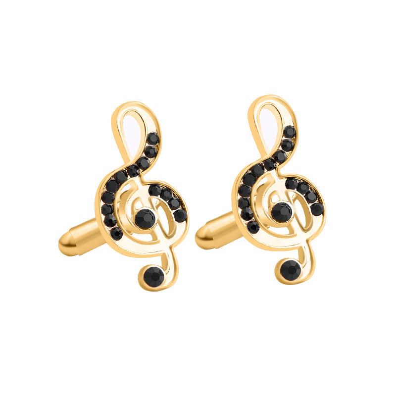 Musical Instrument Notes Cufflinks for Men
