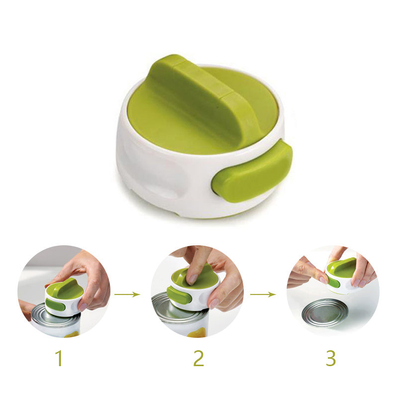 Universal Manual Can Opener Easy Twist Release for Bottles and Cans