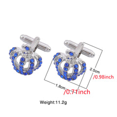 Royal Crown Cufflinks - Europe & US Bestseller