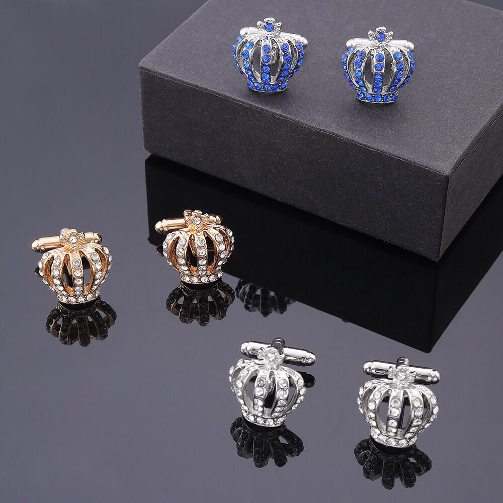Royal Crown Cufflinks - Europe & US Bestseller