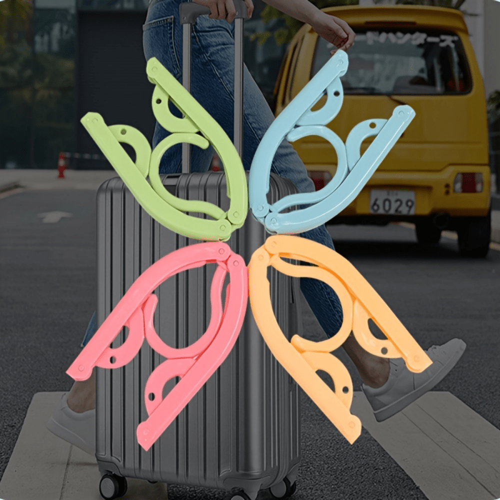 1PC Folding Clothes Hanger Multifunctional Anti Slip Hanger for Traveling