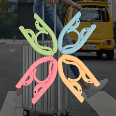 1PC Folding Clothes Hanger Multifunctional Anti Slip Hanger for Traveling