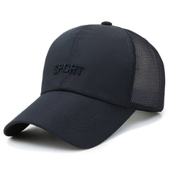 Men's Spring Sunshade Fishing Mesh Baseball Cap Hat