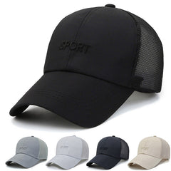 Men's Spring Sunshade Fishing Mesh Baseball Cap Hat
