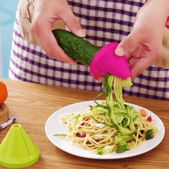 1pc Veg & Fruit Multifunction Spiral Peeler for Potatoes Carrots Radishes
