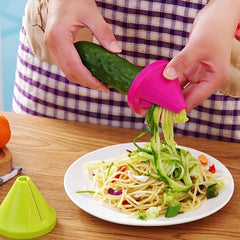 1pc Veg & Fruit Multifunction Spiral Peeler for Potatoes Carrots Radishes