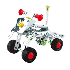 Metal Motorcycle Building Blocks Educational Toy Set