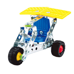 Metal Motorcycle Building Blocks Educational Toy Set