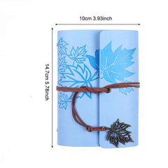 Vintage PU Leather Notebook for Travelers School Office