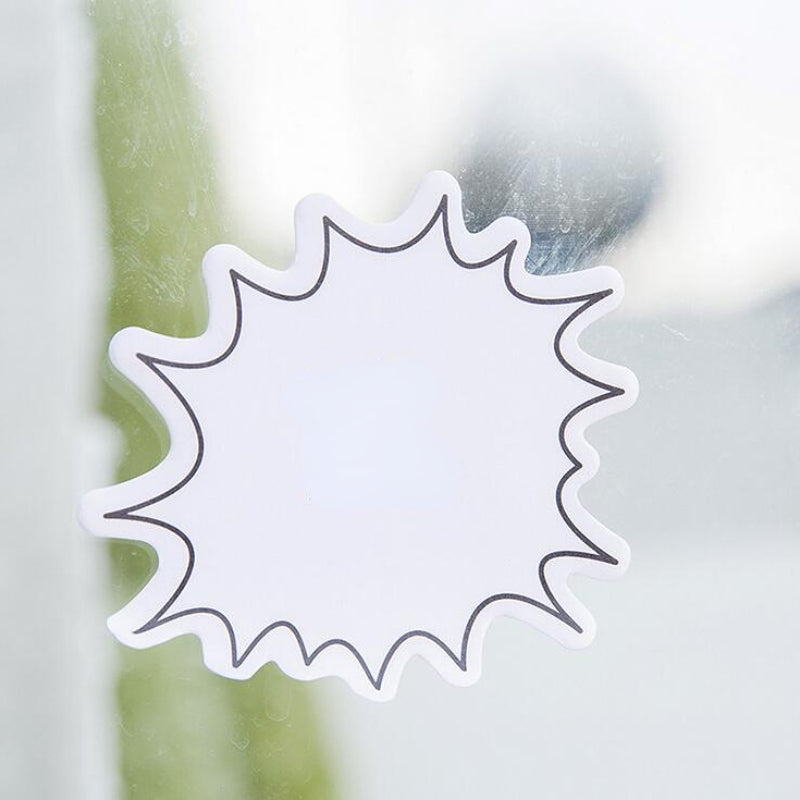 4pcs Creative Dialogue Frame Sticky Notes - Add Fresh Messages