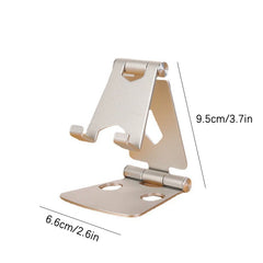 Angle Adjustable Cell Phone Stand Sturdy Aluminum Metal Holder