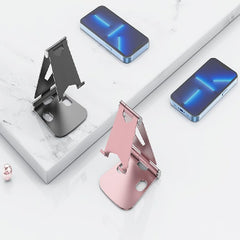 Angle Adjustable Cell Phone Stand Sturdy Aluminum Metal Holder