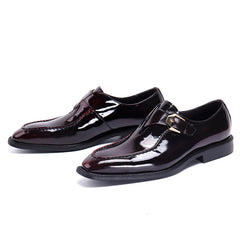 Men's Monk Strap Shoes British Style Dress Shoes