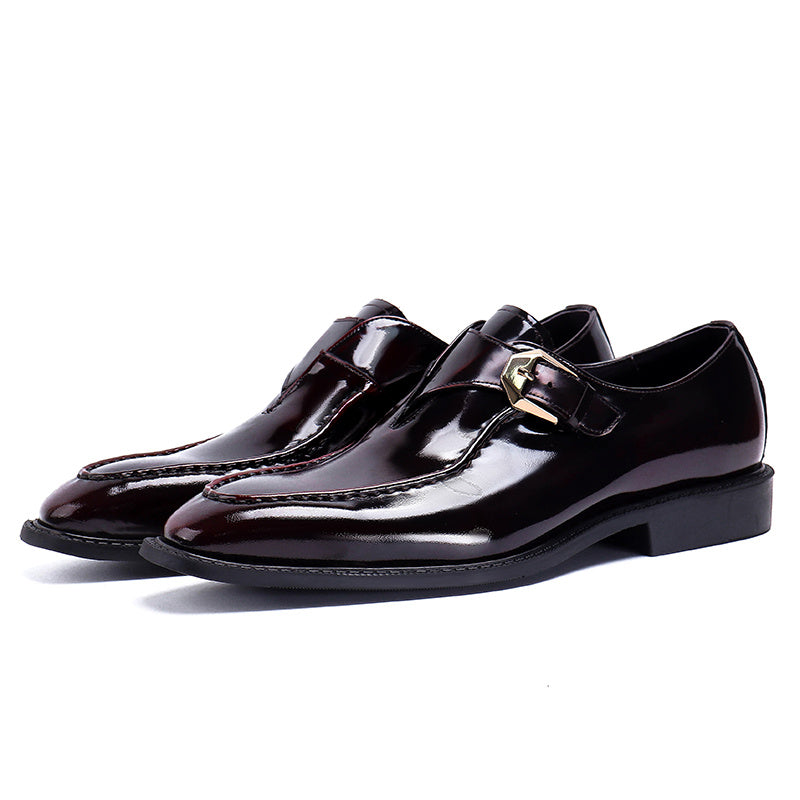 Men's Monk Strap Shoes British Style Dress Shoes