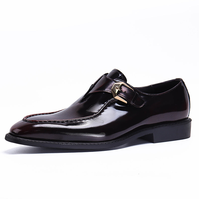 Men's Monk Strap Shoes British Style Dress Shoes